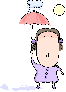 Girl with umbrella