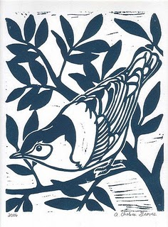 Printmaking - bird