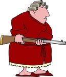 rifle woman