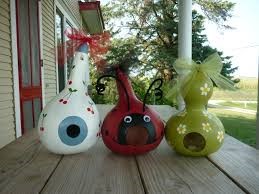 Gourd bird houses