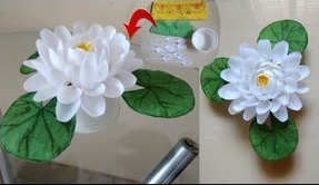 Spoon flowers as table decorations