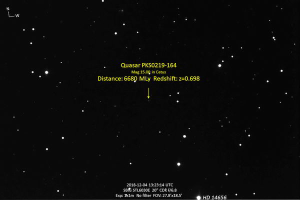 Quasar in Cetus