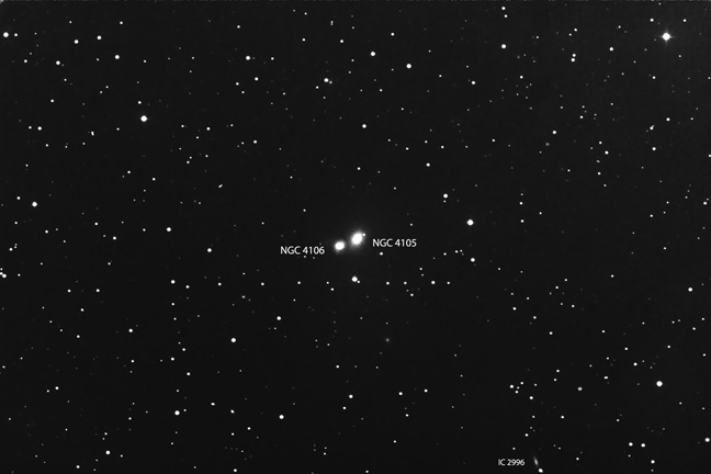 NGC 4105 and NGC 4106