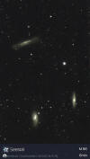 Messier 65 - Messier 66 - NGC 3628