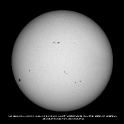 Whole disk sun 7/7/2023