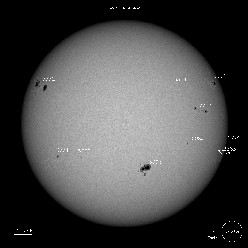 SDO Sunspots 7/13/23