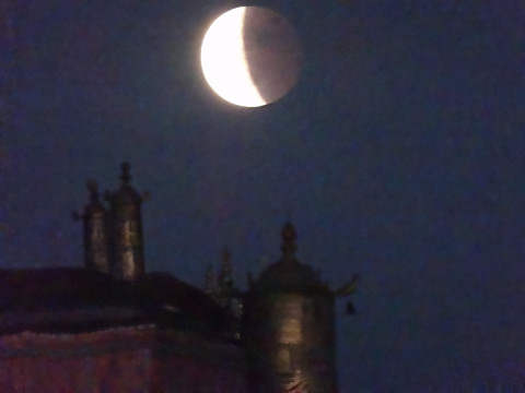 Lunar Eclipse in Tibet 2014